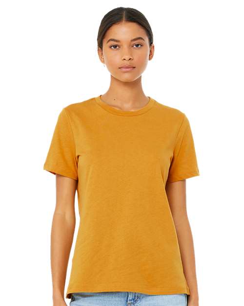 3XL - Women’s Relaxed Fit Heather CVC T-Shirt - 6400CVC