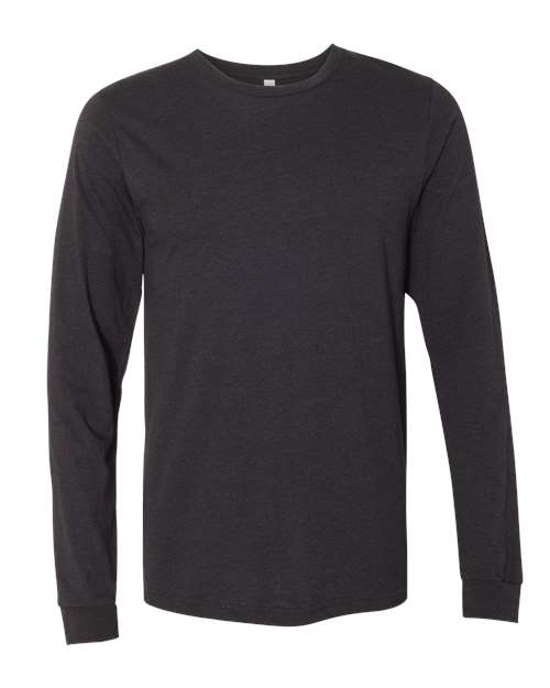 XS - Heather CVC Long Sleeve Tee - 3501CVC