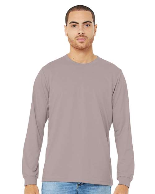 XS - Heather CVC Long Sleeve Tee - 3501CVC