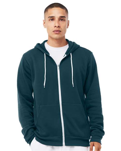 3XL - Sponge Fleece Full-Zip Hoodie - 3739