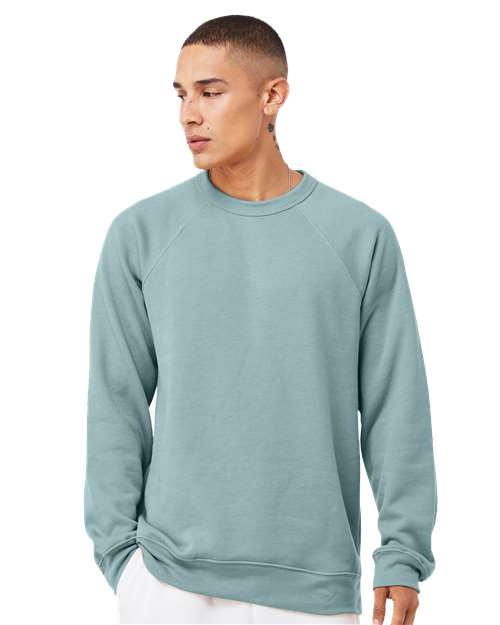 3XL - Sponge Fleece Raglan Crewneck Sweatshirt - 3901