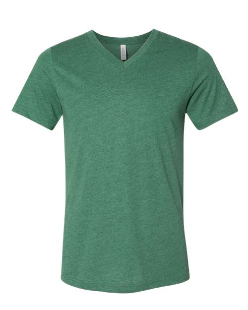 XS - Heather CVC V-Neck T-Shirt - 3005CVC