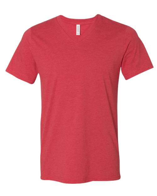 XS - Heather CVC V-Neck T-Shirt - 3005CVC