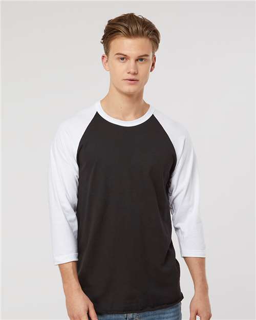 3XL - Fine Jersey Raglan T-Shirt - 245