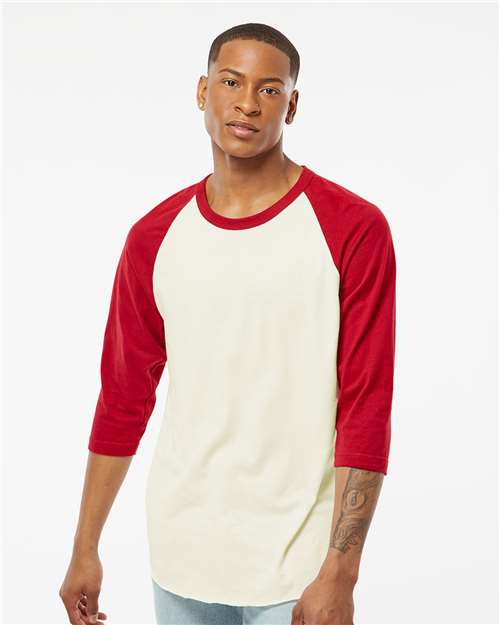 XL - Fine Jersey Raglan T-Shirt - 245