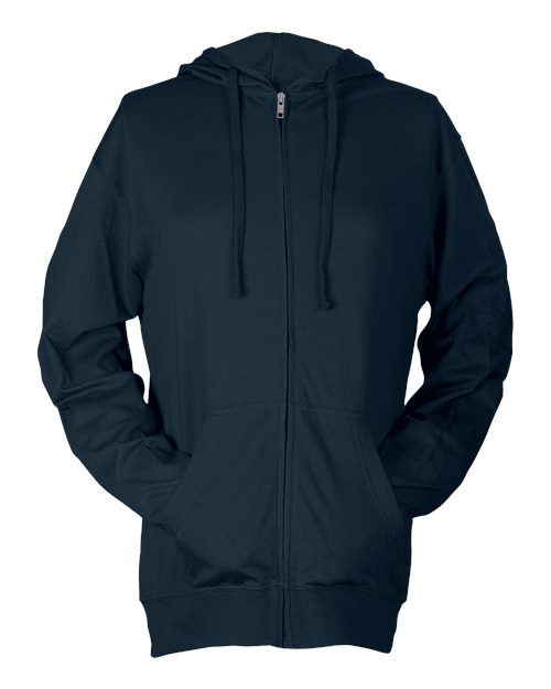 Unisex Beach Full-Zip Hooded Long Sleeve T-Shirt - 260