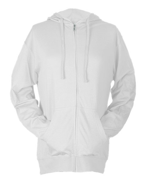 Unisex Beach Full-Zip Hooded Long Sleeve T-Shirt - 260