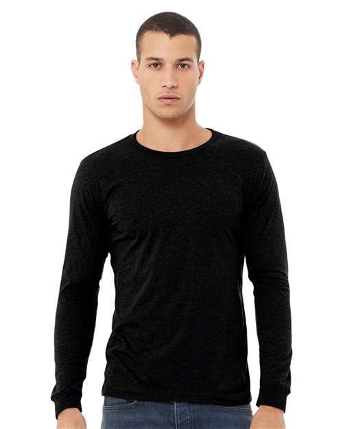 XS - Heather CVC Long Sleeve Tee - 3501CVC