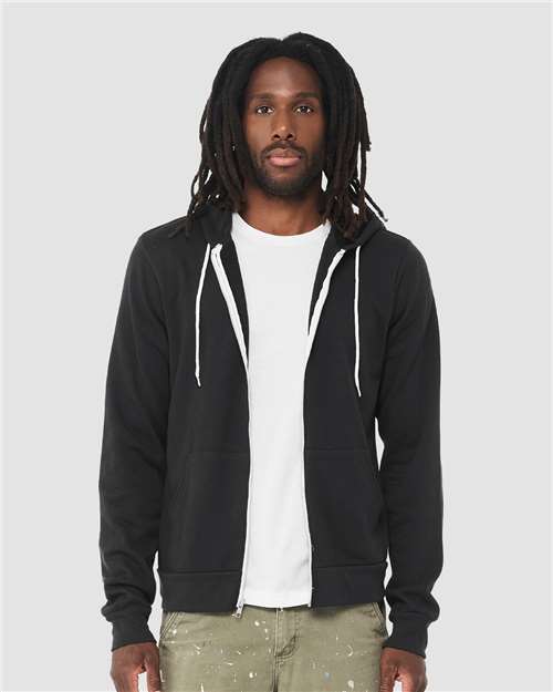 3XL - Sponge Fleece Full-Zip Hoodie - 3739