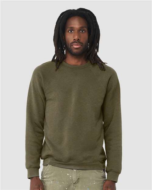 3XL - Sponge Fleece Raglan Crewneck Sweatshirt - 3901