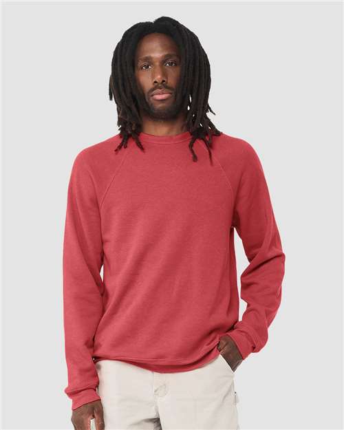 3XL - Sponge Fleece Raglan Crewneck Sweatshirt - 3901