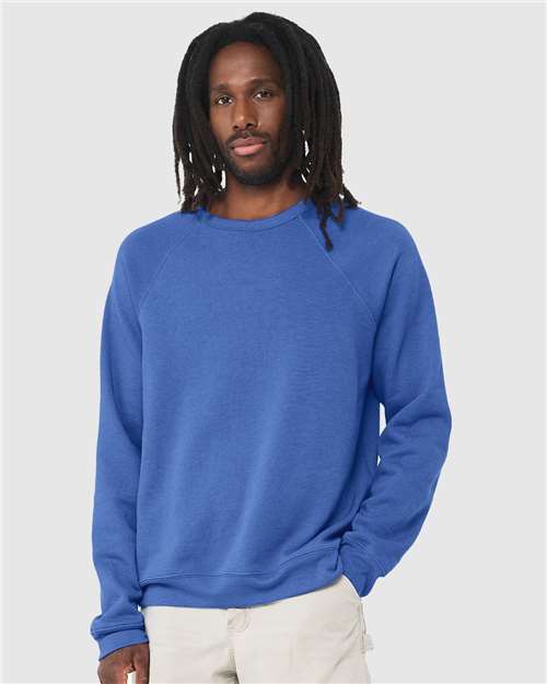 3XL - Sponge Fleece Raglan Crewneck Sweatshirt - 3901