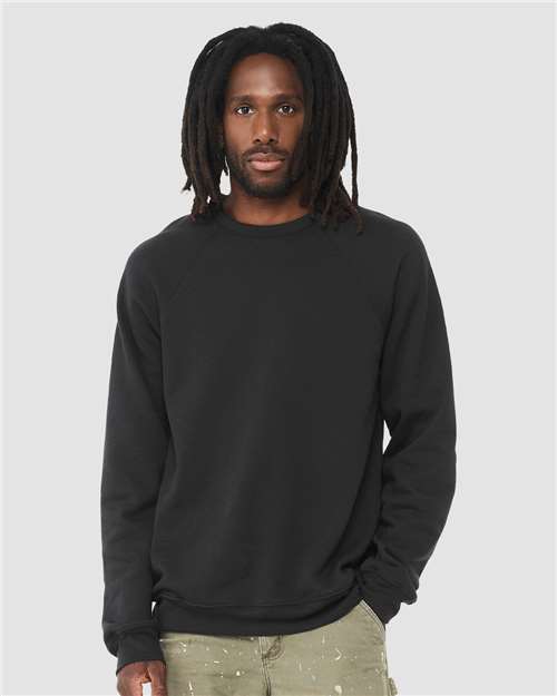 3XL - Sponge Fleece Raglan Crewneck Sweatshirt - 3901