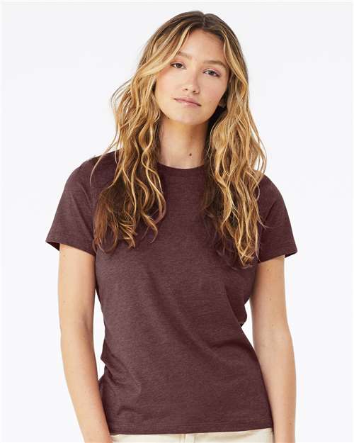 3XL - Women’s Relaxed Fit Heather CVC T-Shirt - 6400CVC