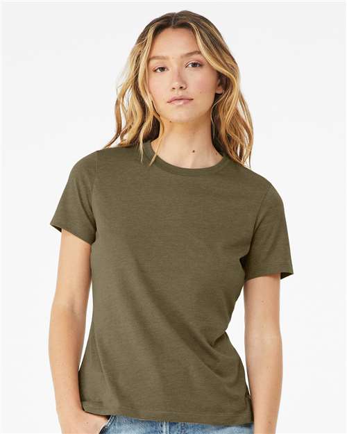 3XL - Women’s Relaxed Fit Heather CVC T-Shirt - 6400CVC