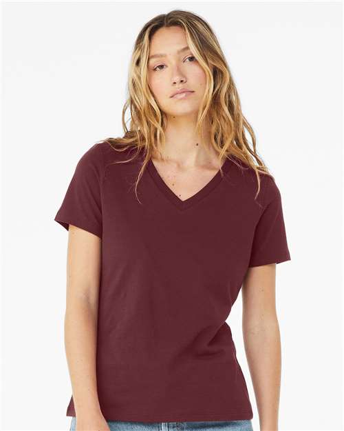 Women’s Relaxed Jersey V-Neck T-Shirt - 6405