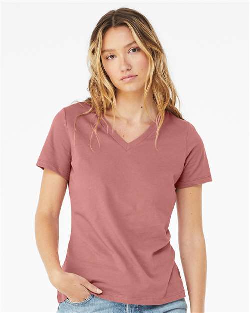 Women’s Relaxed Jersey V-Neck T-Shirt - 6405