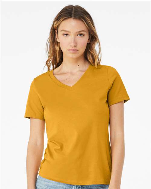 Women’s Relaxed Jersey V-Neck T-Shirt - 6405