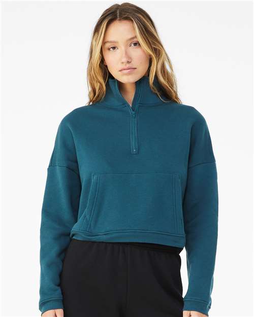 Women’s Sponge Fleece Half Zip Pullover - 3953