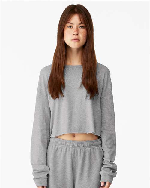 FWD Fashion Women's Crop Long Sleeve T-Shirt - 6501