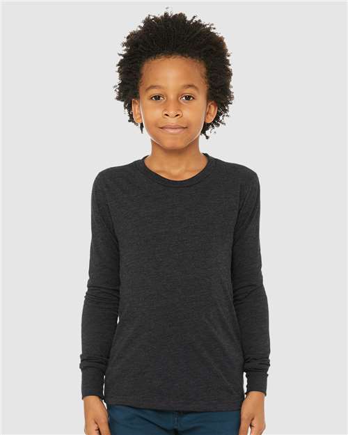 Youth Triblend Long Sleeve Tee - 3513Y