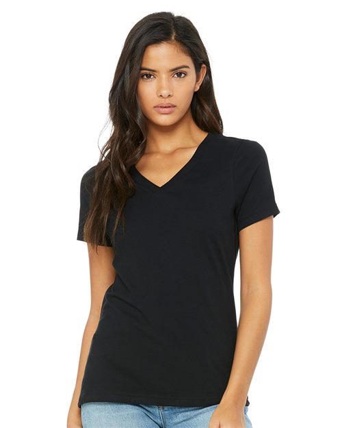 Women’s Relaxed Jersey V-Neck T-Shirt - 6405