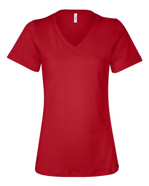 Women’s Relaxed Jersey V-Neck T-Shirt - 6405