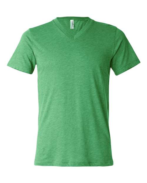 XS - Triblend V-Neck Short Sleeve T-Shirt - 3415