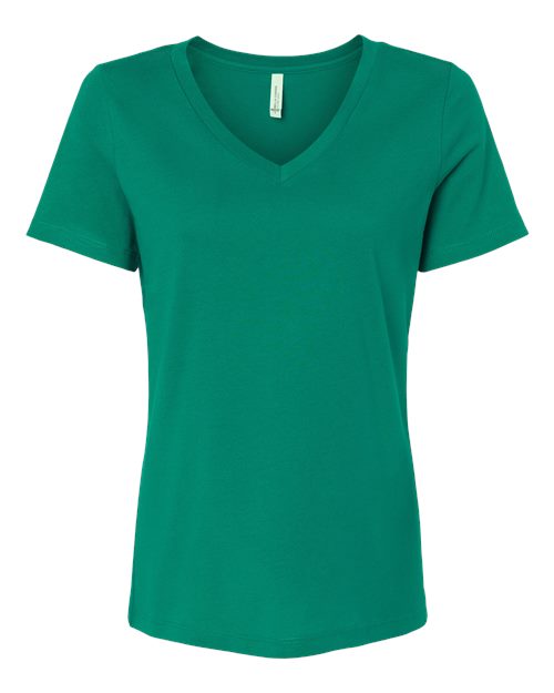 Women’s Relaxed Jersey V-Neck T-Shirt - 6405