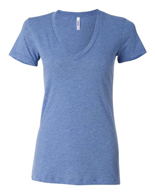 Women’s Triblend Deep V-Neck T-Shirt - 8435