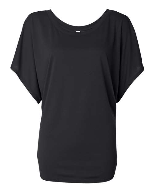 Women’s Flowy Draped Dolman T-Shirt - 8821