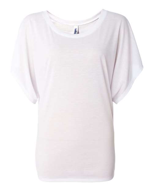 Women’s Flowy Draped Dolman T-Shirt - 8821