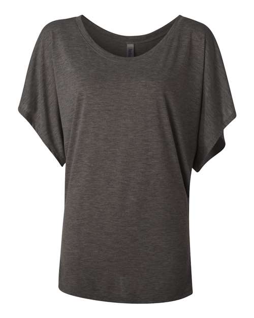 Women’s Flowy Draped Dolman T-Shirt - 8821