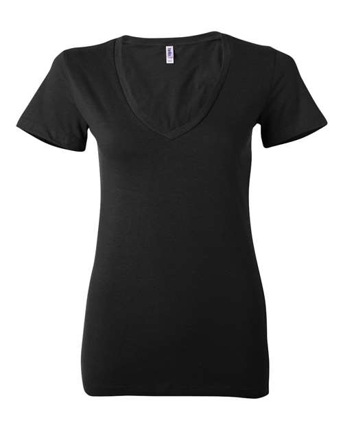 Women’s Jersey Deep V-Neck T-Shirt - 6035