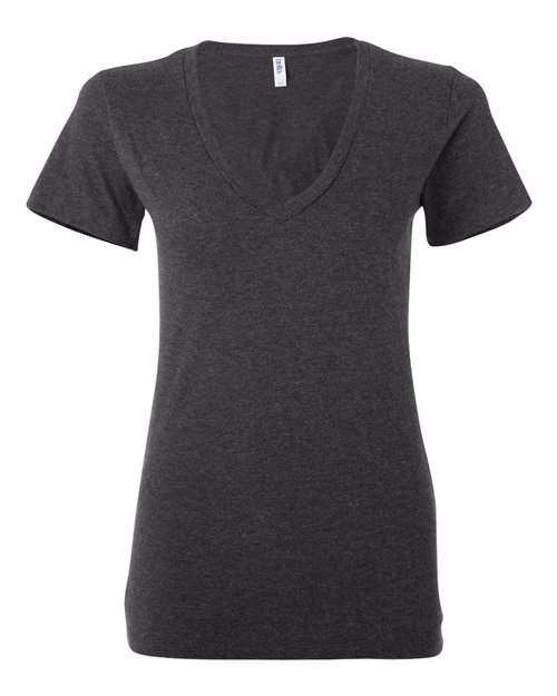 Women’s Jersey Deep V-Neck T-Shirt - 6035