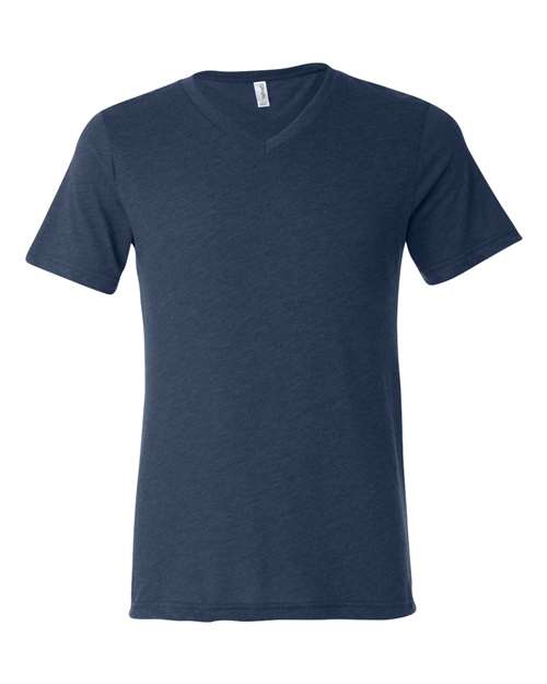 2XL - Triblend V-Neck Short Sleeve T-Shirt - 3415