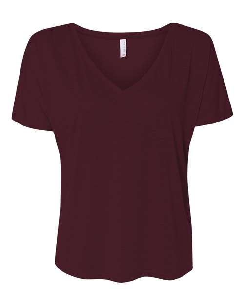 Women’s Slouchy V-Neck T-Shirt - 8815