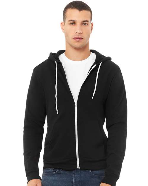 3XL - Sponge Fleece Full-Zip Hoodie - 3739