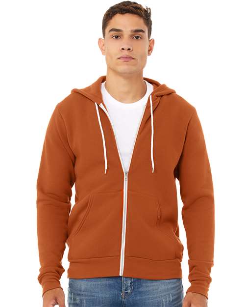 3XL - Sponge Fleece Full-Zip Hoodie - 3739