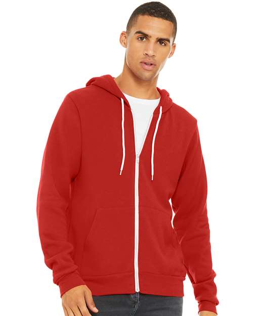 3XL - Sponge Fleece Full-Zip Hoodie - 3739