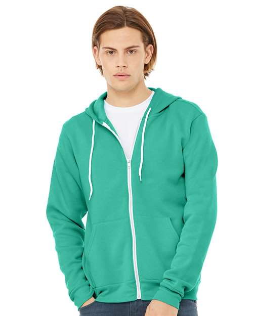 3XL - Sponge Fleece Full-Zip Hoodie - 3739