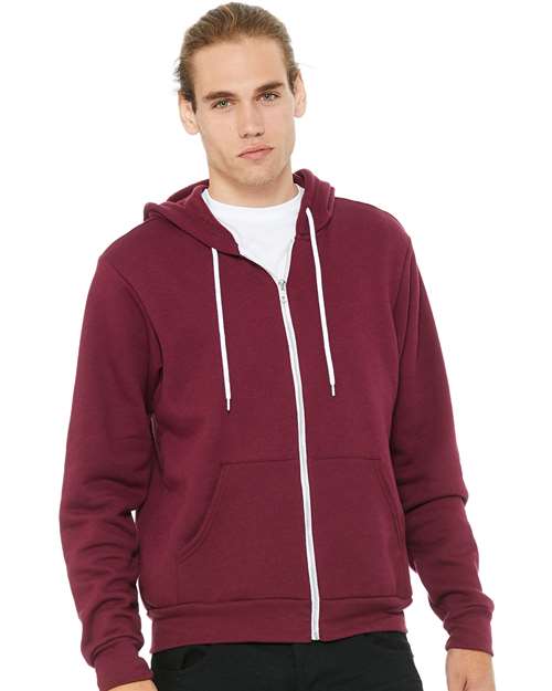 3XL - Sponge Fleece Full-Zip Hoodie - 3739