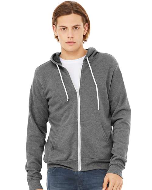 3XL - Sponge Fleece Full-Zip Hoodie - 3739