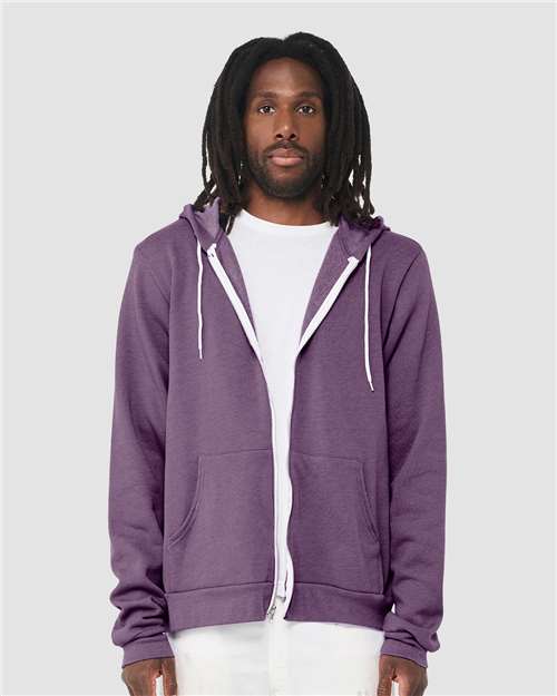 3XL - Sponge Fleece Full-Zip Hoodie - 3739