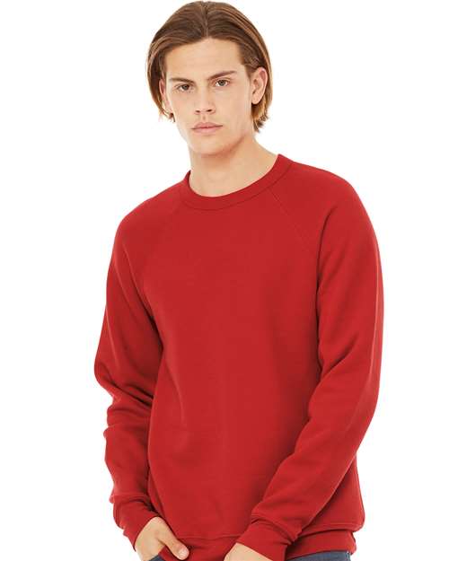 3XL - Sponge Fleece Raglan Crewneck Sweatshirt - 3901