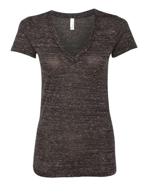 Women’s Jersey Deep V-Neck T-Shirt - 6035