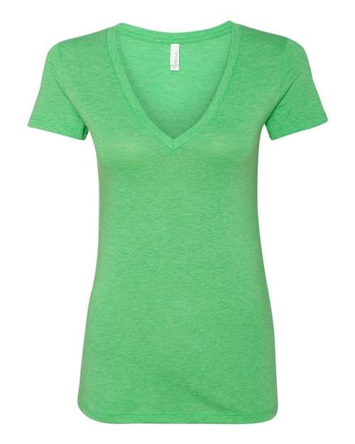 Women’s Triblend Deep V-Neck T-Shirt - 8435