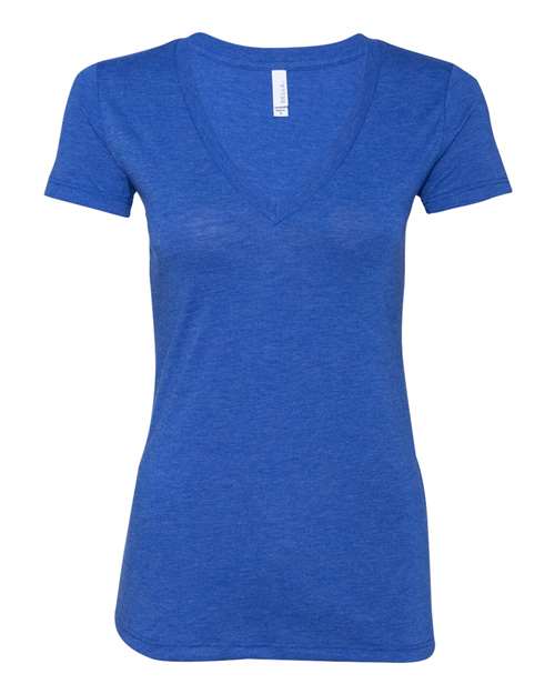 Women’s Triblend Deep V-Neck T-Shirt - 8435