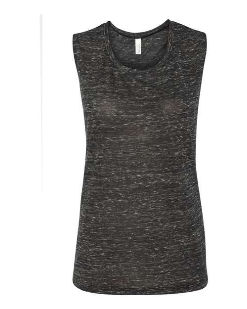 2XL - Women's Flowy Scoop Muscle Tank - 8803