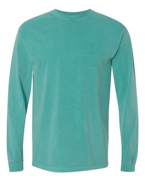 XL - Garment-Dyed Heavyweight Long Sleeve T-Shirt - 6014